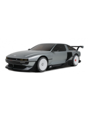 voiture futuriste grise