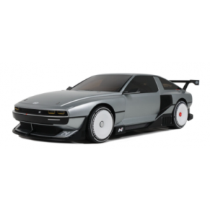 voiture futuriste grise