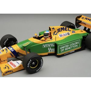 vieille voiture de course formule 1 jaune et verte