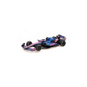 voiture de course formule 1 rose et bleu