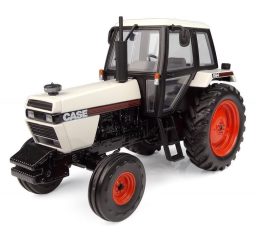 vieux tracteur agricole blanc et orange