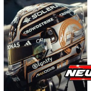 casque de pilote de course formule 1