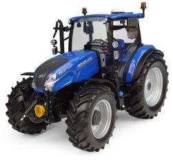 gros tracteur agricole bleu