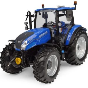 gros tracteur agricole bleu