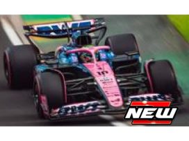 voiture de course rose et bleu