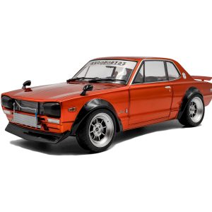 vieille voiture orange