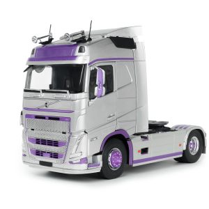 camion gris et mauve