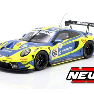 voiture de course allemande coupe bleu et jaune