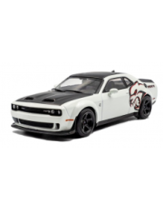 voiture americaine de sport blanche