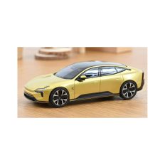 voiture electrique couleur or