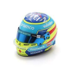 casque de pilote de course bleu
