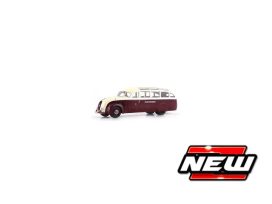 vieux bus allemand blanc et rouge
