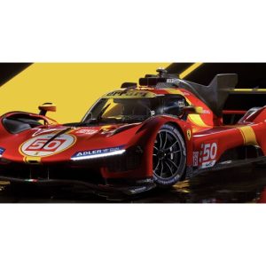 voiture de course italienne rouge et jaune