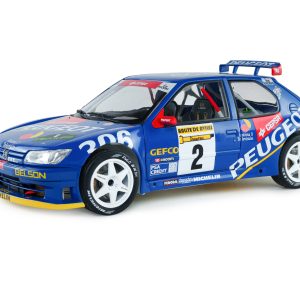vieille voiture de rallye française bleu