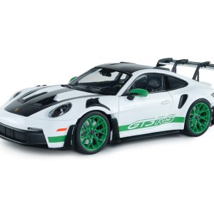 voiture de sport coupe blanche et verte