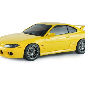 vieille voiture coupe jaune de sport