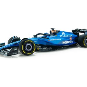 voiture de course formule 1 bleu