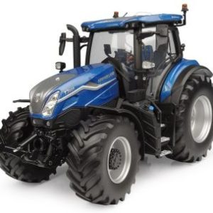 gros tracteur agricole bleu