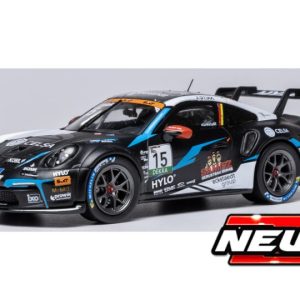 vieille voiture de course allemande coupe noire et bleu