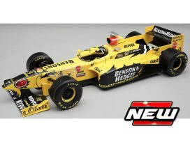 vieille voiture de course formule 1 jaune