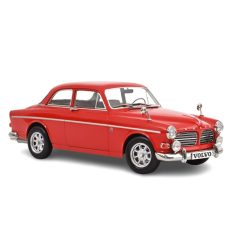 vieille voiture suedoise de sport rouge