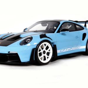 voiture de sport coupe allemande bleu et blanche