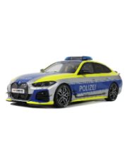 voiture de police bleu et jaune allemande