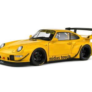 voiture de sport allemande coupe jaune