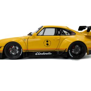 voiture de sport coupe jaune