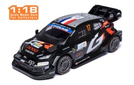 petite voiture de rallye noire