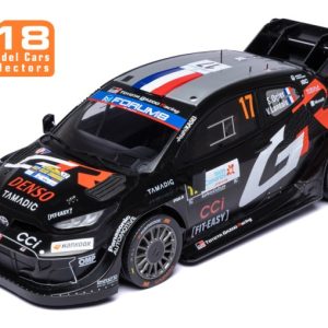 petite voiture de rallye noire