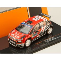voiture française de rallye rouge et noire