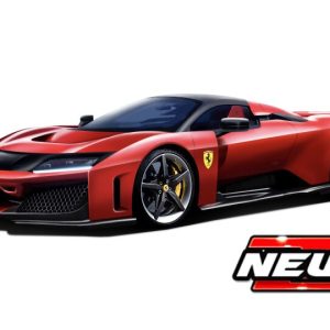 voiture de sport coupe rouge italienne