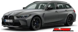 voiture de sport break grise