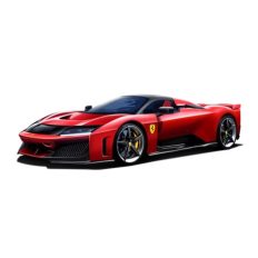 voiture italmienne de sport coupe rouge