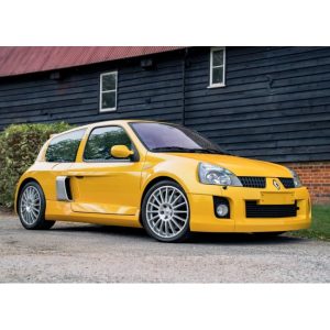 vieille voiture de sport française jaune