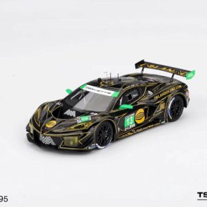 voiture de course americaine noire et verte