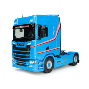 gros camion bleu