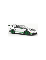 voiture allemande de sport coupe blanche et verte