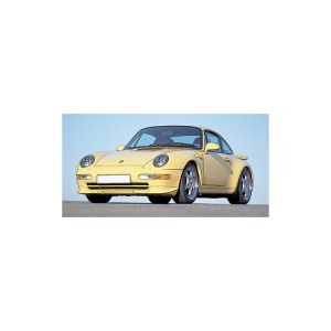vieille voiture allemande de sport coupe jaune