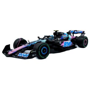 voiture de course formule 1 bleu et rose