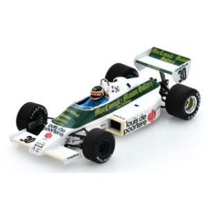 vieille voiture de course formule 1 blanche et verte