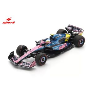 voiture de course formule 1 rose et bleu
