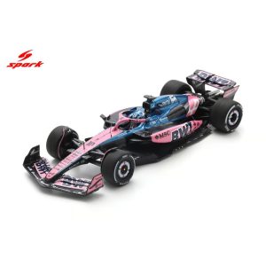 voiture de course formule 1 rose et bleu