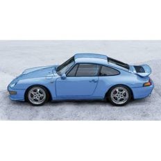vieille voiture de sport allemande bleu coupe