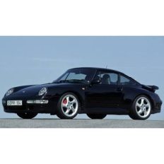 vieille voiture allemande de sport coupe noire