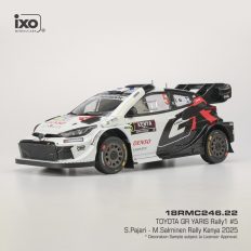 petite voiture de rallye blanche