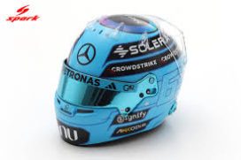 casque de pilote de course bleu