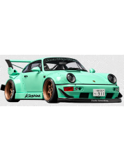 voiture de sport allemande verte coupe