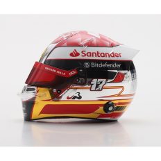 casque de pilote de course formule 1 rouge